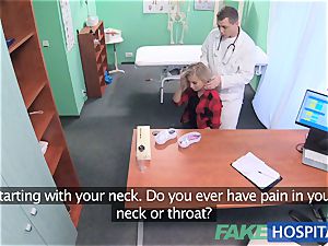 fake medical center small blonde deep throats a thick man-meat