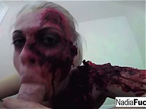 super-naughty zombie gets her cram of fuck-stick and spunk