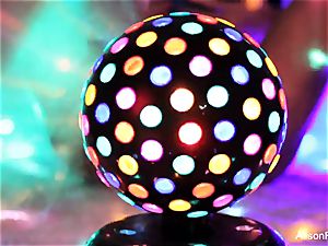 Alison Tyler's super fabulous disco ball solo taunt